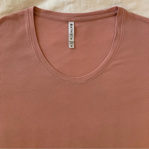 Athleta Cloudlight Rib Stratus Top in Mauve Pink - Picture 6 of 13